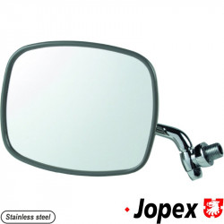 Door mirror, left, stainless steel