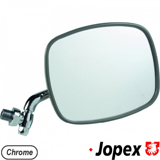 Door mirror, right, stainless steel