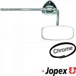 Rearview mirror, polished