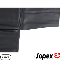 Headliner kit, black, perforated. Comes complete with door post covers. Not for use on cars with sunroof