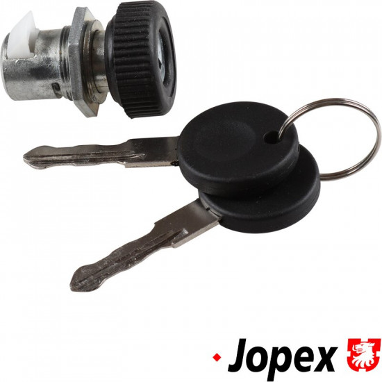 Lock for glove box compartment with keys