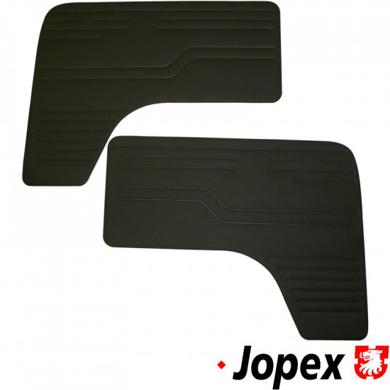 Interior vinyl panel kit, 2 pcs., black
