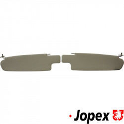 Sun visor set, creamy white, left/right, economy