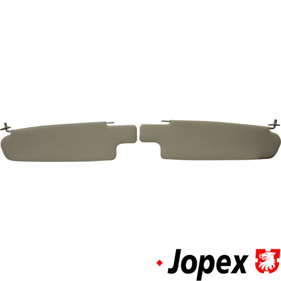 Sun visor set, creamy white, left/right, economy