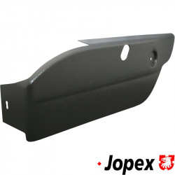 Trim panel for passenger's seat, outer, right, black