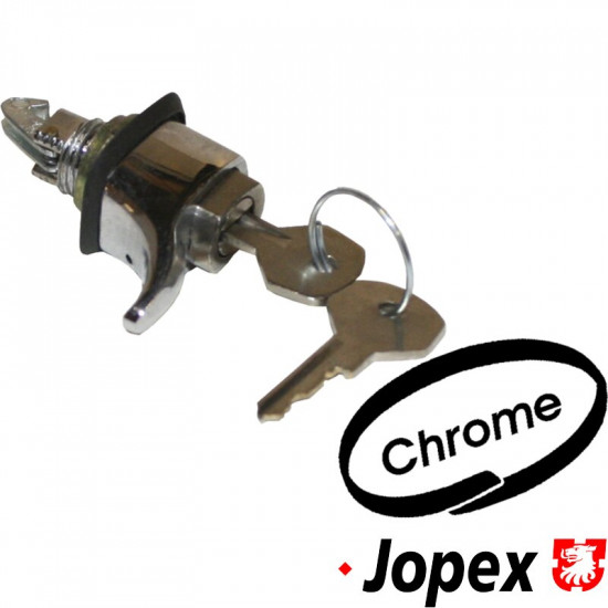 Lock for glove compartment with keys