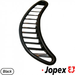 Trim plate for air vent, black, plastic, rear, right