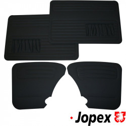 Interior vinyl panel kit, 4 pcs., black