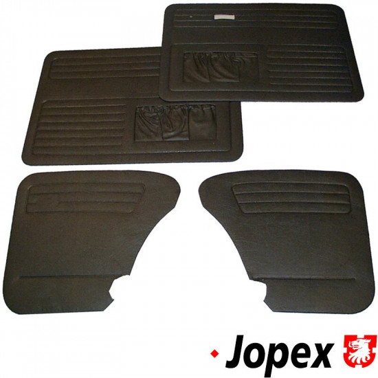Interior vinyl panel kit, 4 pcs., black