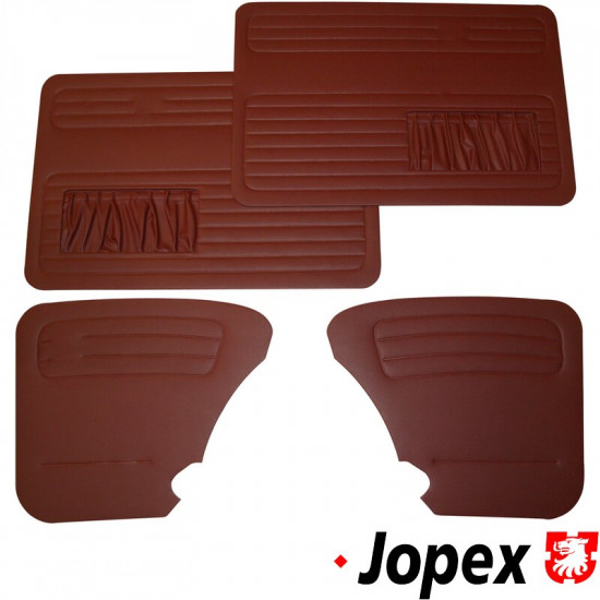 Interior vinyl panel kit, 4 pcs., Bordeaux red
