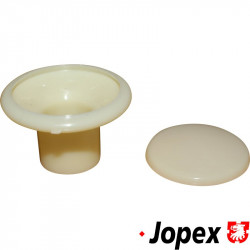 Coat hook, ivory white