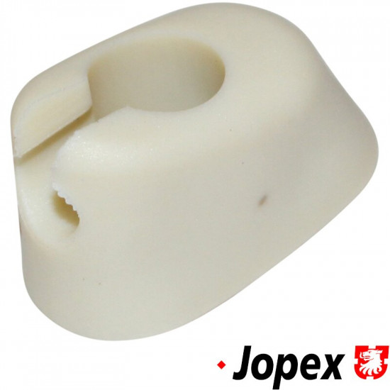 Bracket for sun visor, ivory white