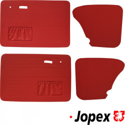 Interior vinyl panel kit, 4 pcs., red