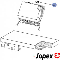 Rubber for retainer, rear seat backrest