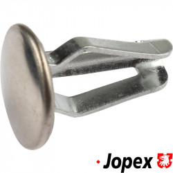 Clip for interior panels, chrome