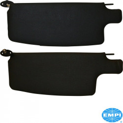 Sun visor set, black, 2 pieces