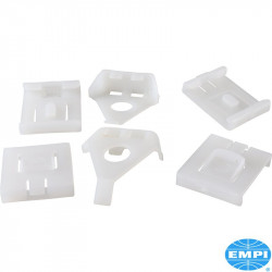Guide piece set for seat rail, 6 pieces