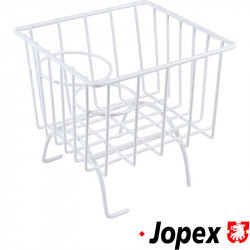 Stow away rack for center tunnel, white