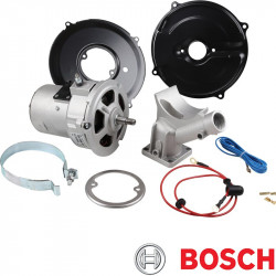 Alternator convertion kit with cables, 6 to 12 Volt, 55 Amp, new, Bosch