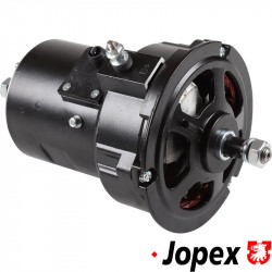 Alternator, heavy duty, 75 amp, black