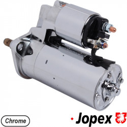 Starter motor, heavy duty, 1.4 kW, chrome, economy version