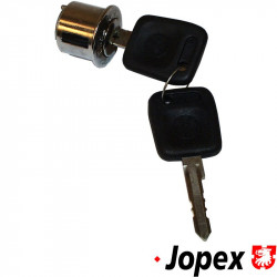 Ignition lock cylinder with keys