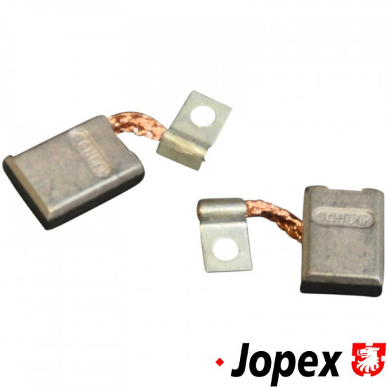 Brushes for dynamo, with 6 Volt, 90 mm dynamo