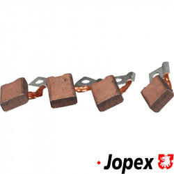 Repair set, carbon brush, 4 pcs., 12 V