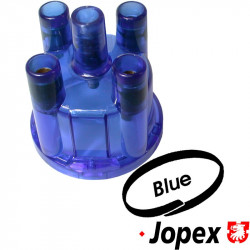 Distributor cap, blue transparent. Fits Bosch distributors