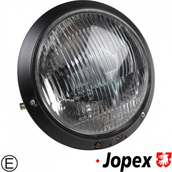 Headlamp, complete unit, E-marked