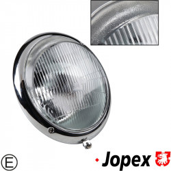 Headlamp assembly, Porsche look, assymetric, E-marked