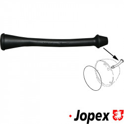 Headlamp protective tube, rubber