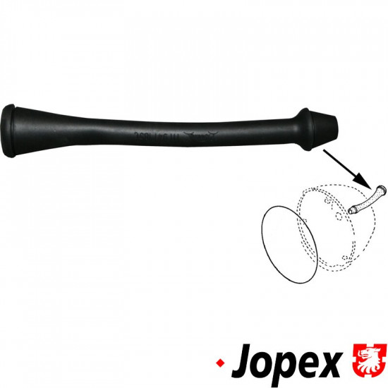 Headlamp protective tube, rubber