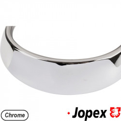 Headlamp rim, 1 hole, OEM chrome, HD