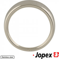 Headlamp rim, 1 hole, stainless steel