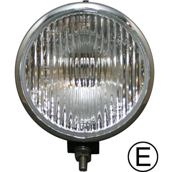 Fog lamp, halogen, Ø160x60, chrome. E-marked