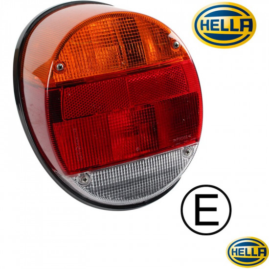 Tail light assembly, universal, left/right, E-marked