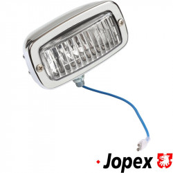 Back up light, chrome, without E-mark