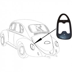 Gasket for tail light, rubber, left