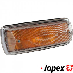 Turn signal light assembly, yellow, right, w/E-mark