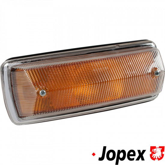 Turn signal light assembly, yellow, right, w/E-mark