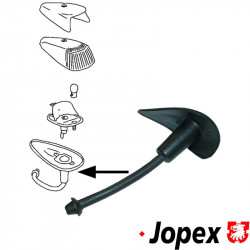 Rubber gasket for turn signal light, front