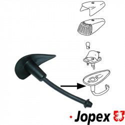 Rubber gasket for turn signal light, front