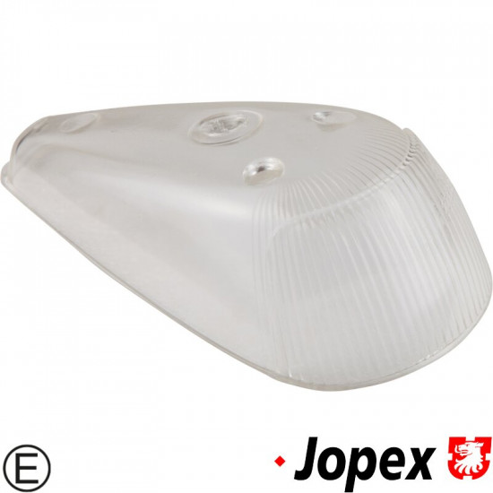 Turn signal light lens, front, clear, left/right, E-marked