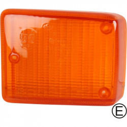 Turn signal light lens, front, left, with E-mark