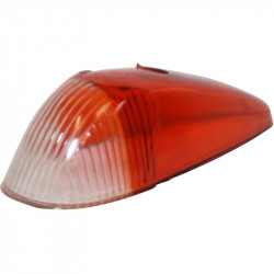 Turn signal light lens, front, clear/amber, left/right, w/o E-mark