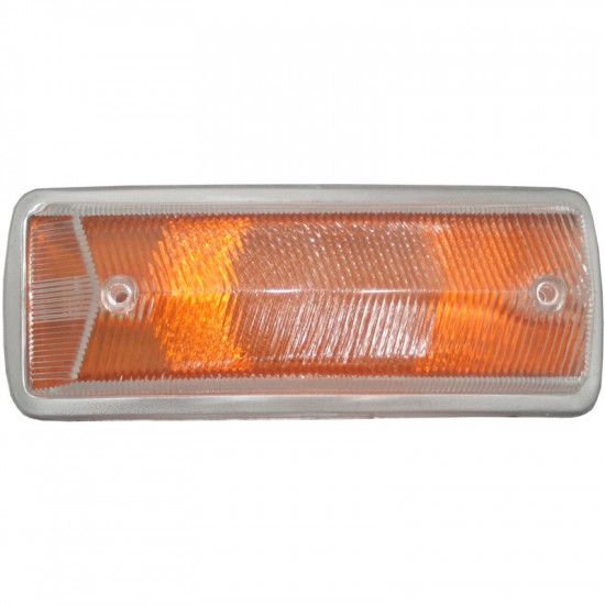 Turn signal light lens, front, yellow, right, w/o E-mark