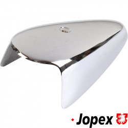 Housing for indicator, front, left/right. Made of chromed metal