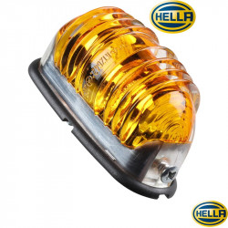 Turn signal light, side, yellow with chrome base, left/right