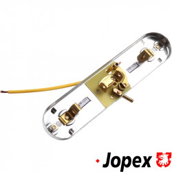 Interior light without bulb and glass